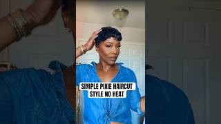 PIXIE CUT HAIRSTYLE✨ My Easy Simple Everyday Pixie Style