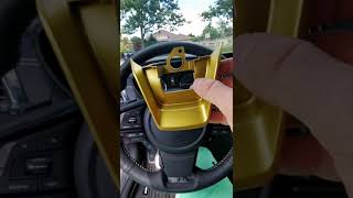 2021 Crosstrek Sport/Outdoor Steering Wheel Gold Trim Removal