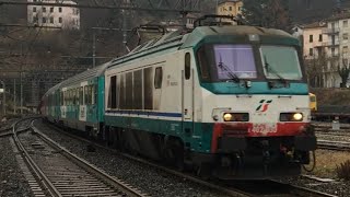 Freddo, gelo e treni a Ronco Scrivia!  1ª Parte