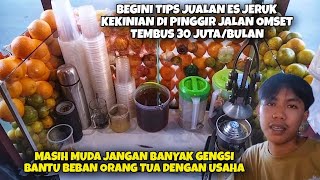 HANYA MODAL 5 JUTA SUDAH BISA JUAL ES JERUK KEKINIAN PER HARI OMSET 1 JUTA USAHA KECIL MENJANJIKAN