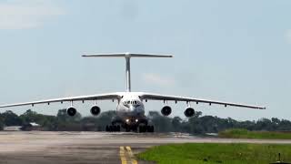 Ilyushin Il-76 pousando  hoje 27/06/22 no aeroporto internacional de Belém