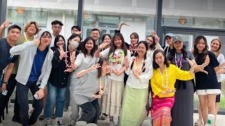 Donghua University ICES International Student Volunteer - Thai Cultural Workshop - Dance, Craft, Tea