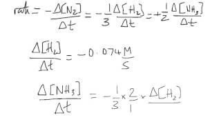 Problem 14.6 - Relating rates of disappearance and appearance