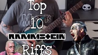 Top 10 Rammstein Riffs 🎸🔥