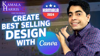 CREATE Best Selling T-shirts Design with CANVA - Canva Design for Beginner - POS Designs with Canva