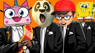 Unikitty & Kung Fu Panda & Scary Teacher & Spongebob Coffin Dance COVER Astronomia