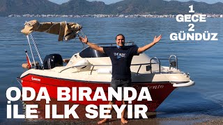 Marmaris’in yağmurlarına tekne hazır/Oda Branda ile ilk seyir/Teknede Pizza |Marinboat Samba Deluxe