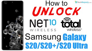 Unlock Net 10 & Total Wireless Samsung Galaxy S20, S20+ Plus & S20 Ultra 5G - Use in USA & Worldwide