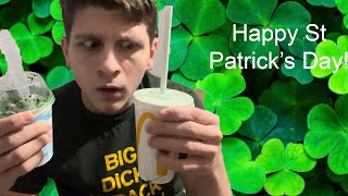 Trying McDonalds Oreo Shamrock McFlurry! | St Patrick’s Day 2023!