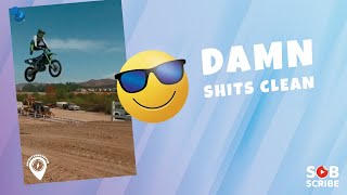 😲 Damn Shits Clean | Motocross | Motorcycle | Rider 🔥 ADVENTURES FEVER #shorts @adventures fever