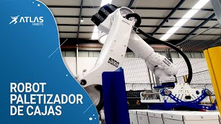 El mejor robot paletizador de cajas de Atlas