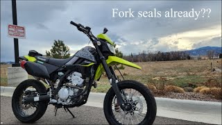 klx300sm 2000 mile update!