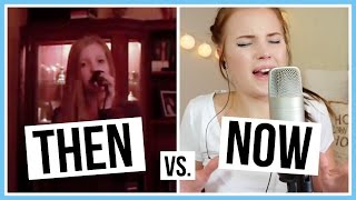 THEN VS. NOW! | Me singing 🎵 (DEL 2) 🌸