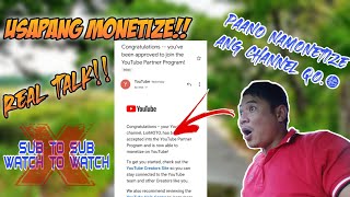 Usapang Monetize | Paano Namonetize Ang Channel Ko.? | LoiMOTO