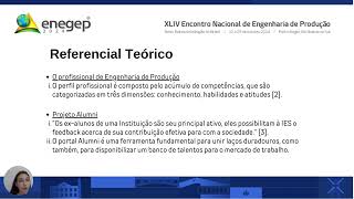 Projeto Alumni: Estreitando Laços entre Estudantes e Egressos na Engenharia de Produção.