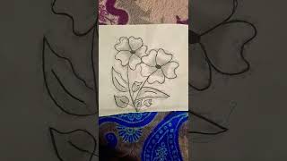 flower shading drawing #youtubeshorts #drawing #arttechnique #art