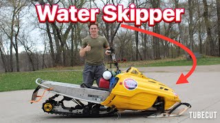 We Built a Water-Skipping Snowmobile!