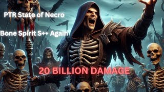 Diablo 4 : S6 PTR Bone Spirit Necromancer and State of the Necromancer