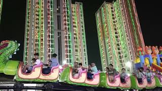 Joy ride. Children enjoying a Joy ride.