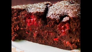 Chocolate Raspberry Pudding Cake