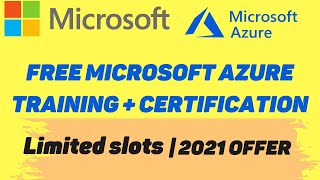 Microsoft Free Certification And Training | Get Microsoft Az-900 Certification For Free