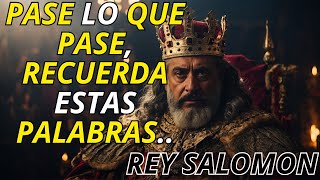 Si crees en DIOS debes escuchar estas LECCIONES del Rey Salomón 👑💥