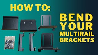 How to bend a multirail awning bracket