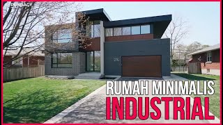 SEPERTI INI!! Gaya Desain Rumah INDUSTRIAL Minimalis namun MEWAH