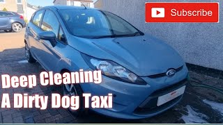 Dirty Car Clean. Ford Fiesta Family Dog Taxi Getting A Full Deep Clean.