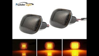 2x Led Dynamic Marker Light Indicator Side For Audi A3 A4 8D