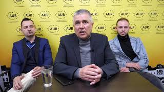 Dumitru Flucuș Deputat AUR Brașov - Conferință de presă 31.03.2023