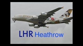 *Cloudy Takeoffs Compilation* RW27L London Heathrow, Incl.5xA380s, 4xA35Ks..more✈️