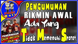 LIVE Pengumuman Pemeriksaan Administrasi (Rikmin) Awal Bintara Dan Tamtama 2021