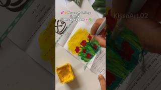 Easy Flower Painting Ideas 😍😱🥵🌸 #art #shorts #viral #acrylicpainting painting