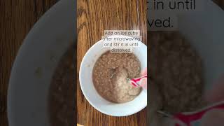 How to cool instant oatmeal ~ instant oatmeal too hot? TRY THIS! #tipsandtricks #oatmealbreakfast