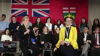 KATHLEEN WYNNE , Has her "basket of Deplorables Moment " in Toronto HUMBER