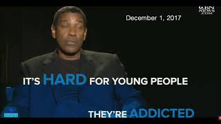 Denzel Washington... Can you turn off Facebook or any other social media for a week? Can you do it?