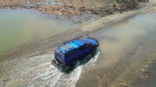 The Pentecost Crossing Gibb River Rd near EL Questro WA using active track on mavic mini 3 pro