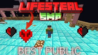 JOIN MY PUBLIC LIFESTEAL SMP | JAVA + POCKET | ALL VERSION CAN    JOIN