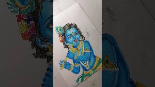 Manmohak Krishna drawing 🪷🙏😍#jayshreekrishna #drawing #shorts