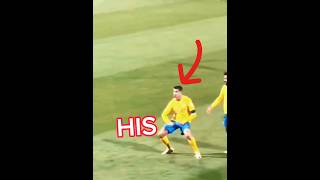 Ronaldo irritated 😠 couching 💔at the fans #ronaldo #alnassr #goviral #respect #shorts #trending ng