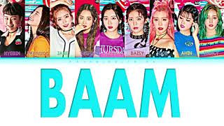 MOMOLAND – 'BAAM' Lyrics (Color Coded Lyrics)