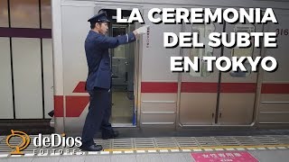 La ceremonia del subte en Tokyo