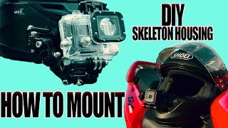 How To Helmet chin mount, Chin mount action camera, Chin mount Gopro helmet, Gopro chin mount,