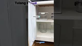 Bikin suasana hangat di dapur pake lemari dapur ini 🥰🥰 #fypage #masukberanda #lemaribesi #home