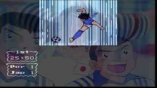 Tsubasa Oozora vs Gino Hernandez Drive Shot vs AMV Captain Tsubasa 2 Drive Shot Hack By Ace Striker