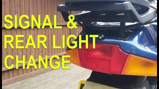 BMW R1100rt signal & rear light replacement