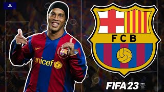 ESQUEMA TÁTICO / BARCELONA DE RONALDINHO GAÚCHO /FIFA 23 PS4-PS5 -XBOX -PC