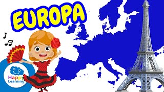 EUROPA - CURIOSIDADES PARA NIÑOS | Happy Learning 🇪🇺