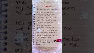 Sia - Snowman (Lyrics) | #snowman #sia #lyrics #shorts